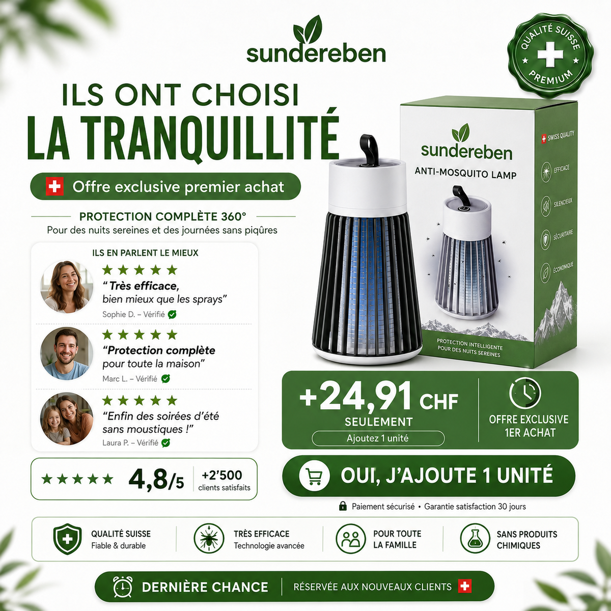 DERNIÈRE CHANCE EXCLUSIVE