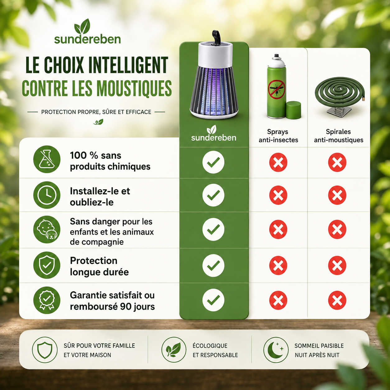 Sundereben™ Lampe Anti-Moustiques